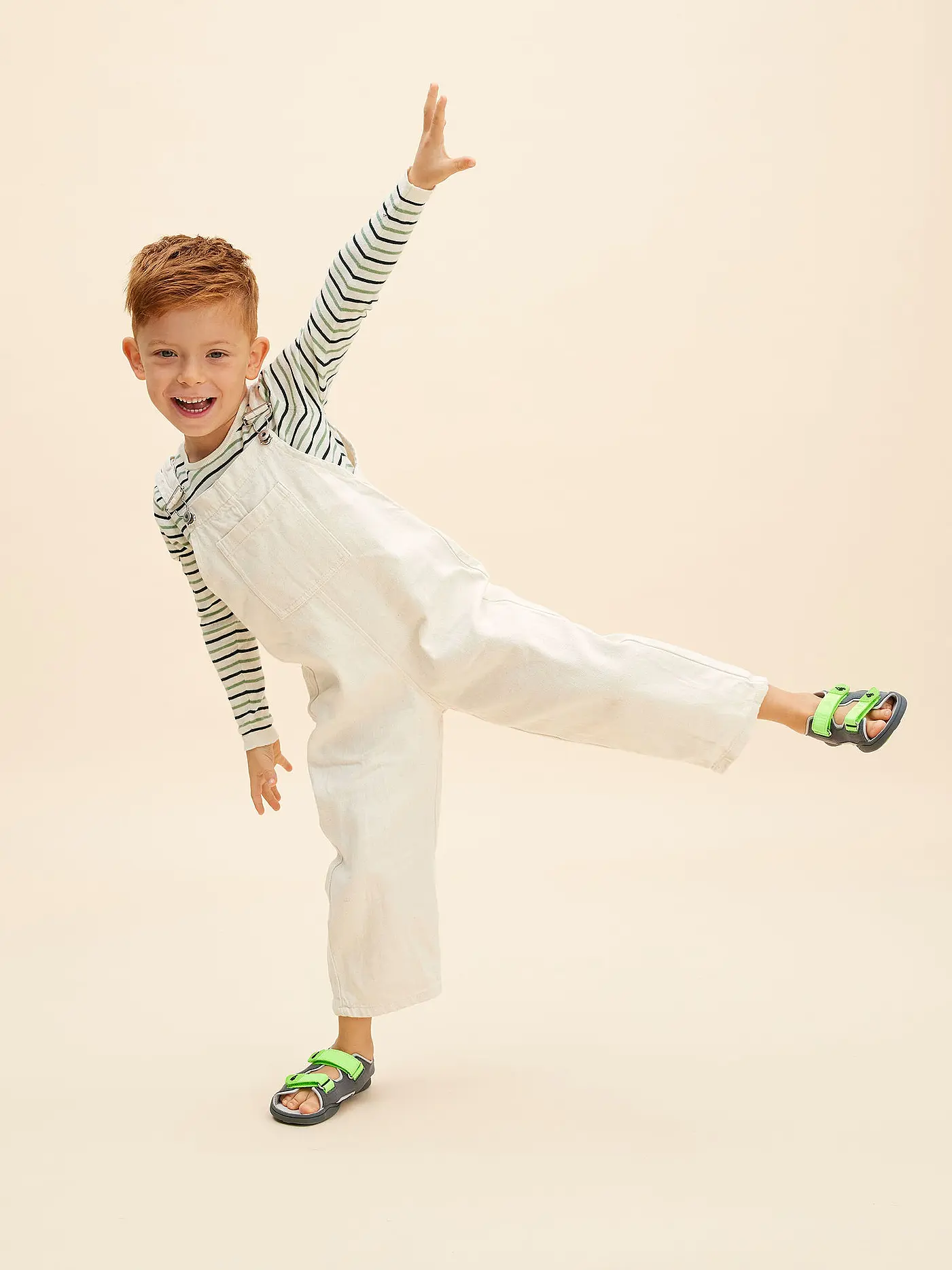 AFFENZAHN | Kinder Sandalen AIRY Panther | grau